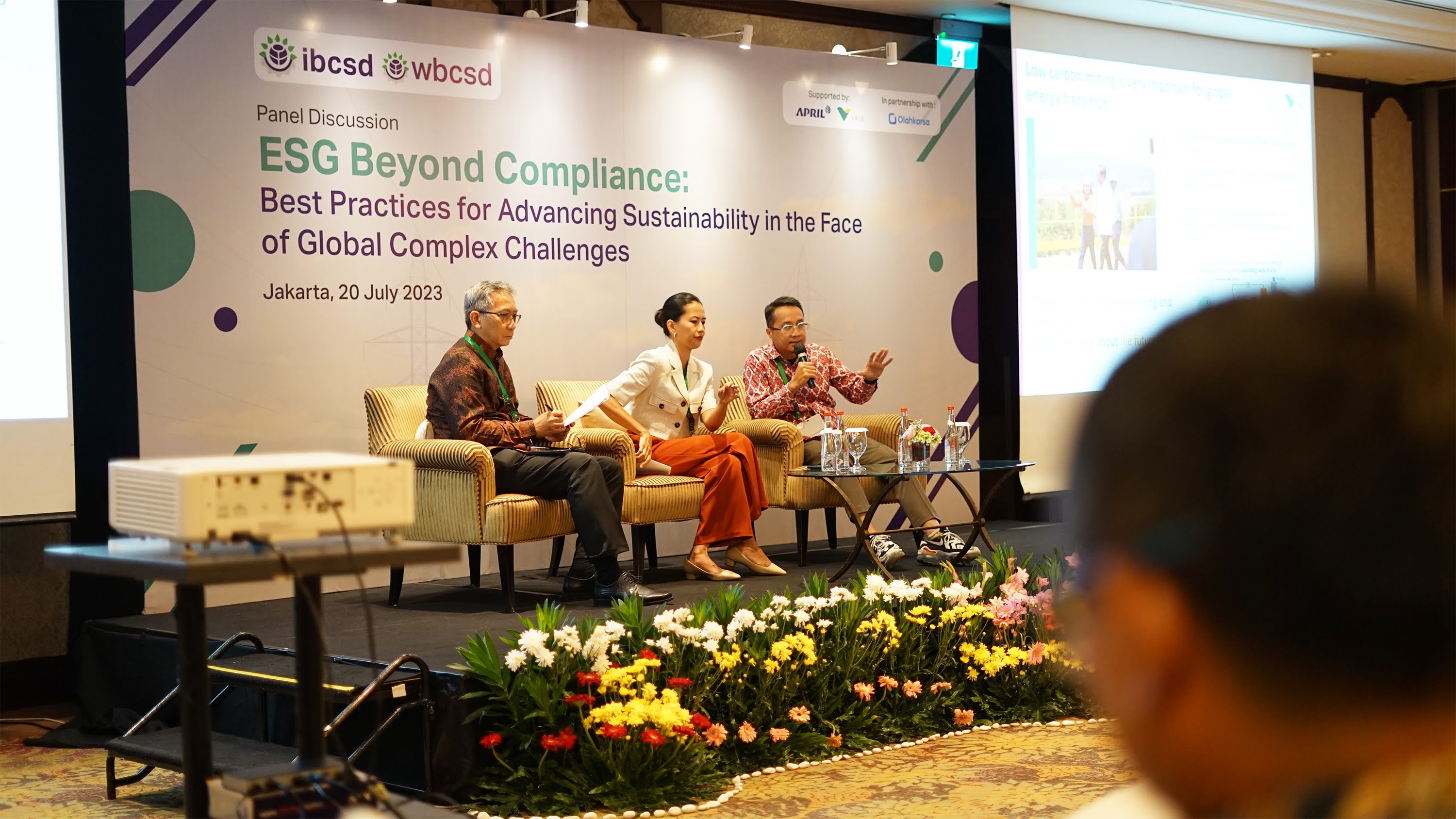 PT Vale ikut menjadi salah satu pembicara pada forum tahunan yang diadakan oleh Indonesia Business Council for Sustainable Development (IBCSD) bekerja sama dengan World Business Council for  Sustainable Development (WBCSD) di Jakarta, Kamis (20/7/2023).
